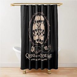 Queens Of The Stone Age - Alive In The Catacombs Shower Curtain