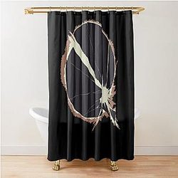 Queens of the Stone Age Villians Logo Shower Curtain