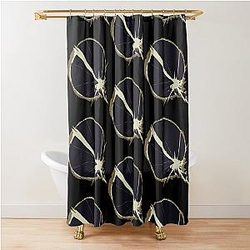 Queens of the Stone Age Villains Logo - Queen of the Stone Age Shower Curtain