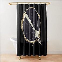 Queens of the Stone Age Villains Logo Shower Curtain