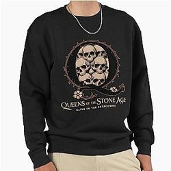 Queens of the Stone Age - Alive in the Catacombs Pullover Sweatshirt