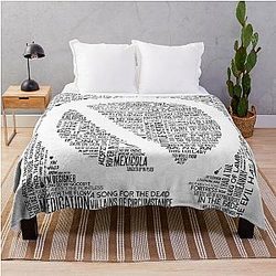 Queens of the Stone Age Song Titles in Q Throw Blanket