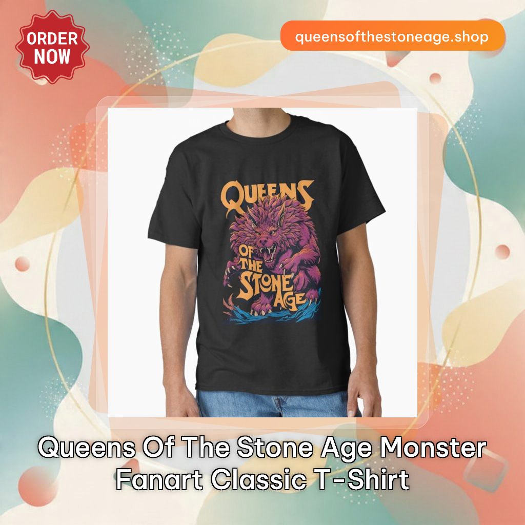 Queens of the Stone Age Monster Fanart Classic T-Shirt
