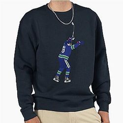 Quinn Hughes goal celly pullover sweatshirt