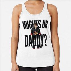 Quinn Hughes UrDaddy Racerback Tank Top
