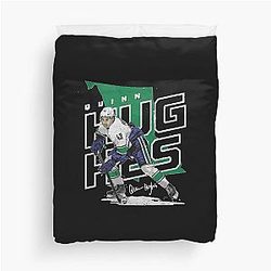 Quinn Hughes Essential T-Shirt Duvet Cover