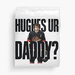 Quinn Hughes Flag Duvet Cover