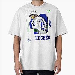 Quinn Hughes hockey Player Design Oversized T-Shirt