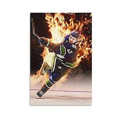 Quinn Hughes Canvas Poster Art Print Wall Hanging Picture Family Bedroom Decor 12x18inch
