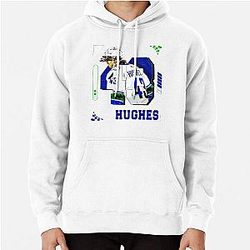 Quinn Hughes hockey player design 3 pullover hoodie