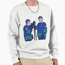 Quinn Hughes and Elias Pettersson Pullover Sweatshirt
