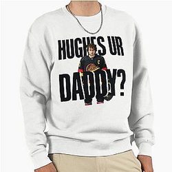 Quinn Hughes Dad Flag Pullover Sweatshirt