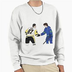 Quinn Hughes and Sydney Crosby Pullover Sweatshirt