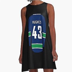 Quinn Hughes Jersey T-Shirt A-Line Dress