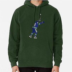 Quinn Hughes Goal Celebration Pullover Hoodie