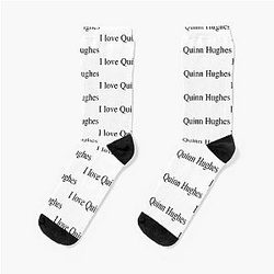 I love Quinn Hughes socks