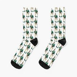 Quinn Hughes Elf Costume Socks