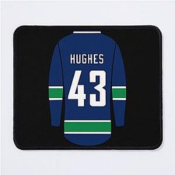 Quinn Hughes Jersey T-Shirt Mouse Pad