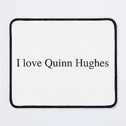 I Love Quinn Hughes Mouse Pad