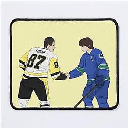 Quinn Hughes Sidney Crosby Mouse Pad
