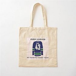 Quinn Hughes My favorite Cotton Tote Bag