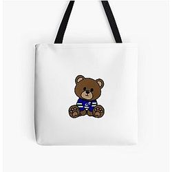 Quinn Hughes Bear Tote Bag