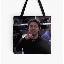 Quinn Hughes Laughing Tote Bag