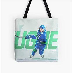 Quinn Hughes All Over Print Tote Bag