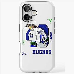 Quinn Hughes hockey Player Design for iPhone Tough Case