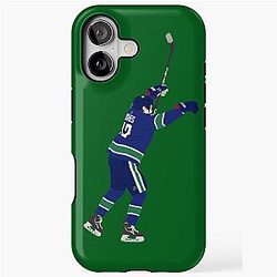 Quinn Hughes goal drawing iPhone Tough Case