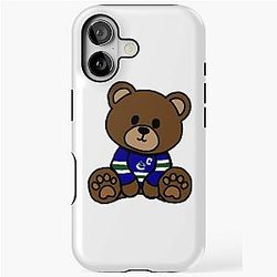 Quinn Hughes Bear iPhone Tough Case