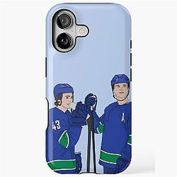 Quinn Hughes Elias Pettersson iPhone Tough Case