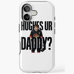 Quinn Hughes Dad's Flag iPhone Tough Case