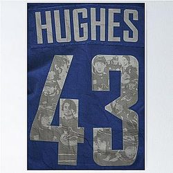 Quinn Hughes Vancouver Canucks Poster