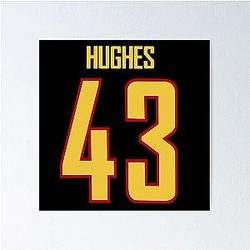 Quinn Hughes 43 Poster
