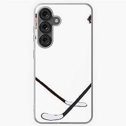 Jack and Quinn Hughes Face Off Illustration Samsung Galaxy Case