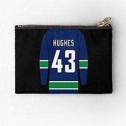 Quinn Hughes Classic T-Shirt Zipper Pouch