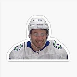 Happy Quinn Hughes sticker