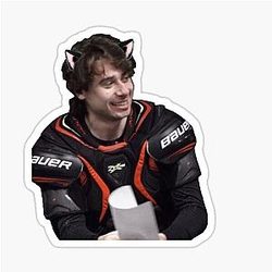Quinn Hughes Sticker