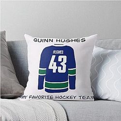 Quinn Hughes - My Favorite Throw Pillow