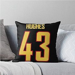 Quinn Hughes Throw Pillow