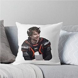 Quinn Hughes Throw Pillow