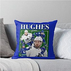 Quinn Hughes Throw Pillow