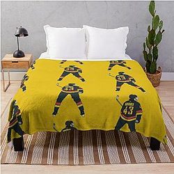 Quinn Hughes 43 Throw Blanket