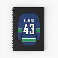 Quinn Hughes Jersey Classic T-Shirt Notebook