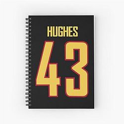 Quinn Hughes Spiral Notebook