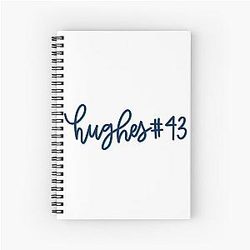 Quinn Hughes Spiral Notebook
