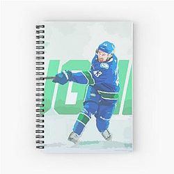 Quinn Hughes Painting Notebook