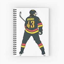 Quinn Hughes Spiral Notebook