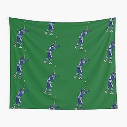 Quinn Hughes goal celebration drawing Tapestry